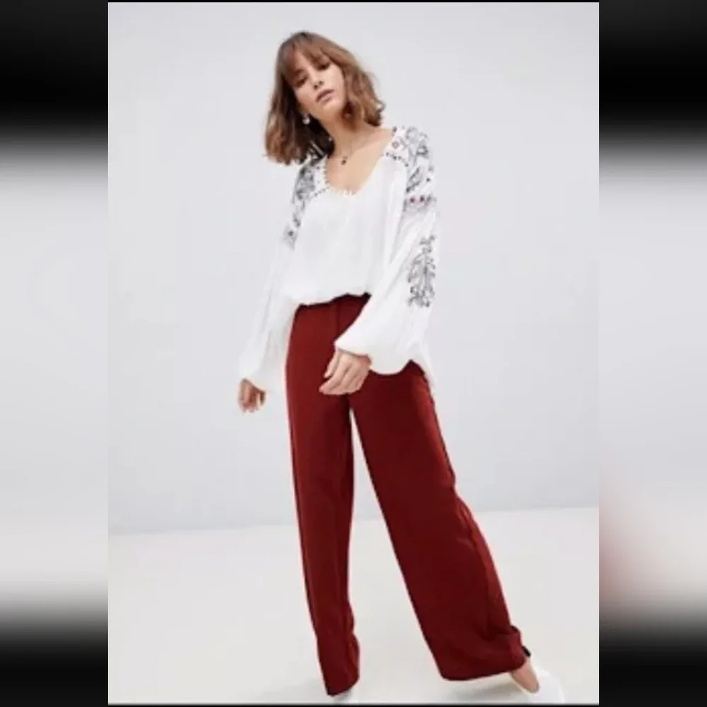 Free People Rock It Tonight Peasant Blouse